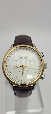 Maurice Lacroix Triple Date Two Tone Quartz Movement Mens Watch AR41693 • £970