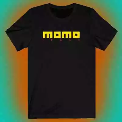 Momo Racing Wheel Logo Men's Black T-shirt Size S To 5XL • $19.99
