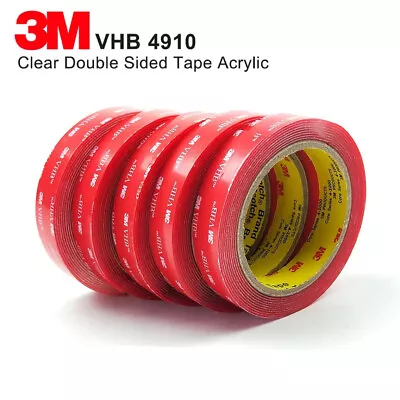 £4.99 • Buy 3M™ VHB™ 4910F Transparent Double Sided Adhesive Tape High-Performance Brand 3m