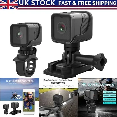 Full HD 1080P Mini Motor Bike Motor Cycle Action Helmet Sports Camera Cam DVR UK • £28.82