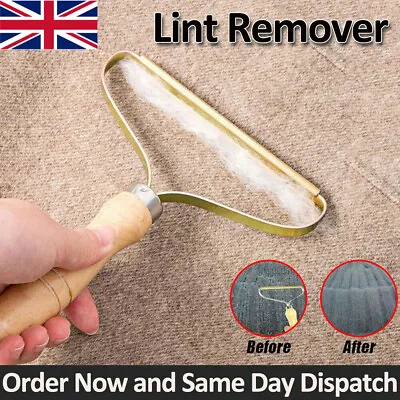 Portable Lint Remover Pet Fur Clothes Fuzz Shaver Trimmer Roller Reusable UK • £2.39