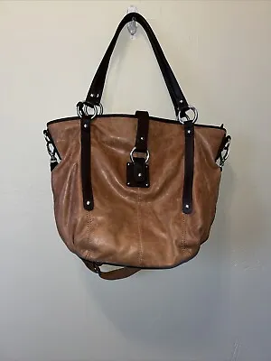 Naomi Tote Italian Leather Multi-Use Ellington Handbag Crossbody/Shoulder Strap • $75