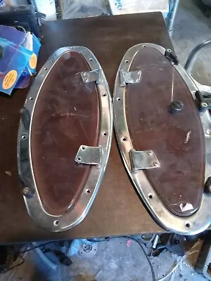 Vintage Oval Marine Hatch Windows Parts READ 18x8 • $50