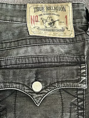 True Religion Mens Ricky Big T Stitch Heritage Jeans Size 36x32 • $40