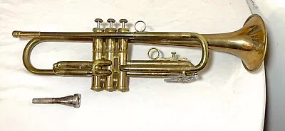 Vintage 1950's F.E. Olds Ambassador Los Angeles California Brass Trumpet Great • $449.99