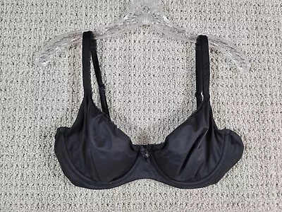 Victoria's Secret Body By Victoria Unlined Demi Bra Sz 36D Black Underwire • $12.99