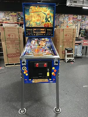 1990 Funhouse Pinball Machine Profesional Techs Led Pat Lawlor Rudy Talking Head • $6888.88