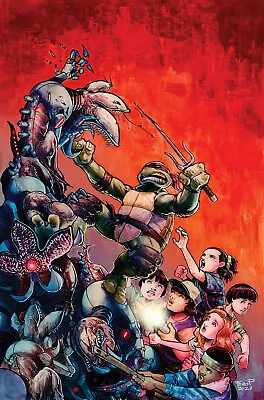 Tmnt Stranger Things #3 Virgin  (1:25)  Idw Pub.  Comics  Stock Img 2023 • £9.49