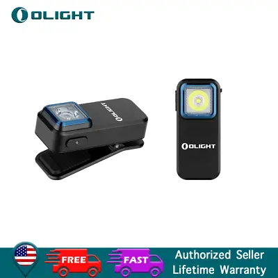 Olight Oclip Compact Pocket Clip Light With Red Light Flashlight （Blalck） • $29.99