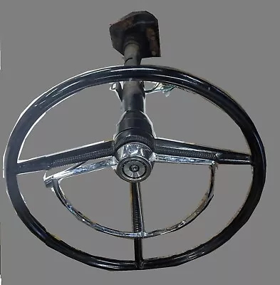 1963 1964 & Other Ford Fairlane 500 Steering Column + Wheel + Horn Ring Complete • $179