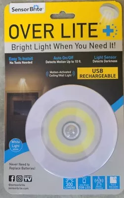 NEW Overhead Motion Activated LED Rechargeable Night Light • $14