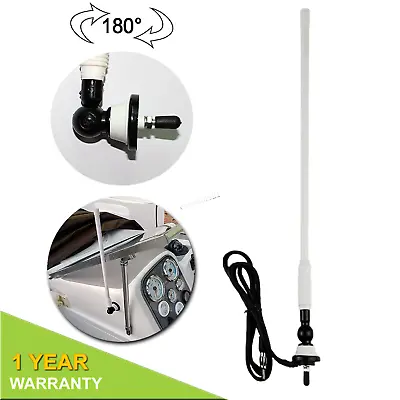 Waterproof Marine Antenna Dipole Flexible Mast Radio Antenna Boat Yacht Tanker • $13.49