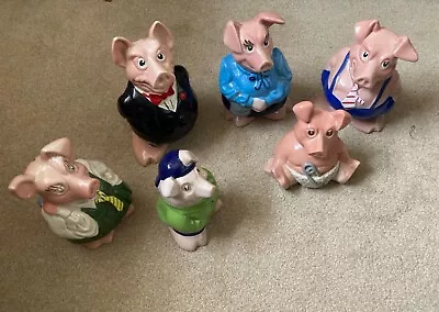 Original Wade Natwest Pigs Full Family Set Including Cousin Wesley  • £250