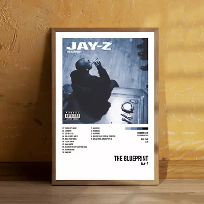 The Blueprint - Jay-Z Album Poster 20x30  24x36  Custom Music Canvas Poster • £24.85