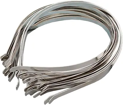 15 Pcs 5Mm Smooth Metal Headbands Frames Blank Tiara Base Hairband Head Bands Fo • $14.95