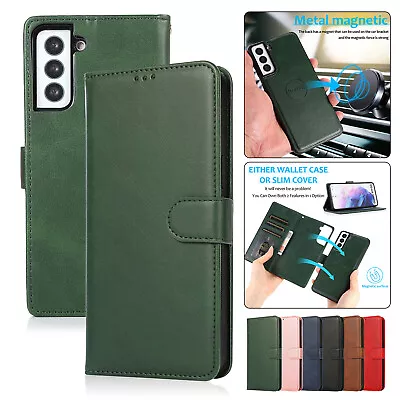 For Samsung Galaxy S24 S23 S22 Ultra S21 S20 Leather Detachable Wallet Case • $16.63