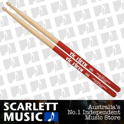$29.85 • Buy Vic Firth American Classic 5AVG Wood Tip Vic Grip Drumsticks ( 5A Drum Sticks )