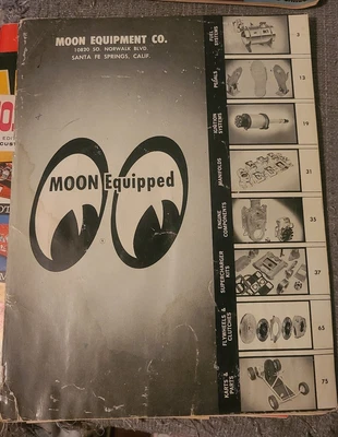 $154.99 • Buy Rare 1960 Moon Speed Equipment Kustom Parts Catalog Hot Rod Edelbrock Sun Cragar