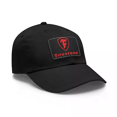 FIRESTONE TIRES Dad Hat With Leather Patch • $19.99