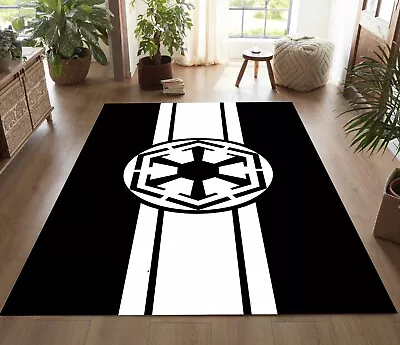 Starwars Rug Star Wars Rug Starwars Emblem Rug Movie Rug Boys Room Rug • $29