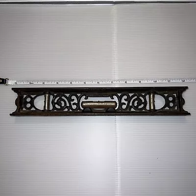 VINTAGE Victorian C. E. JENNINGS CAST IRON FILLIGREE LEVEL 12  Made In USA • $99