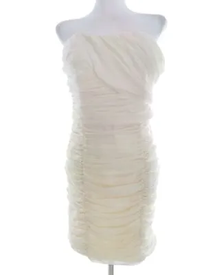 £31.90 • Buy Eva & Lola Size 12 (36) Ivory Ball Gown Evening Dress Elegant Sleeveless Swe