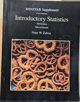 Minitab Supplement Introductory Statistics 3rd Edition Peter W. Zehna • $14.95