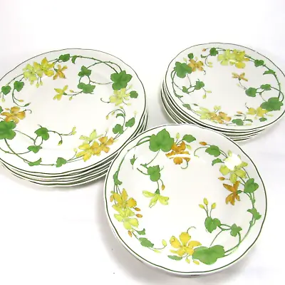 Villeroy & Boch Dinnerware Geranium Dinner Plate Salad Plates Bowls • $280