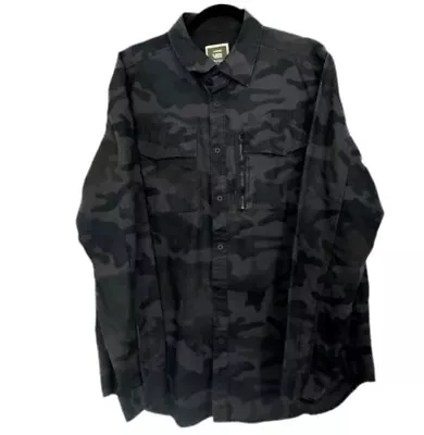 G-Star Raw Cargo Line Men's Rackler Camo Longsleeve Shirt | Jacket XXL • $49.99