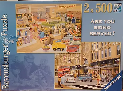 Ravensburger - 2X500 Piece -Are You Being Served? 2009 - Jigsaw Puzzle • $17