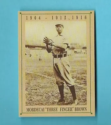 Mordecai Brown  1992 Old Style  Cubs   Hof • $5.95