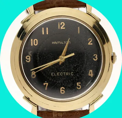 Vintage Hamilton Electric 14k Yellow Gold Watch • $867