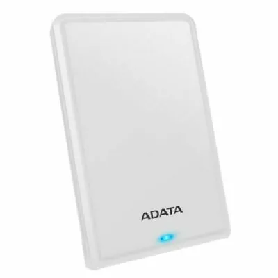 ADATA 1TB HV620S Slim External Hard Drive 2.5  USB 3.2 11.5mm Thick White • £48.99