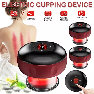 Smart Electric Cupping Massage Suction Vacuum Scraping Therapy Machine USB Plug$ • £13.70