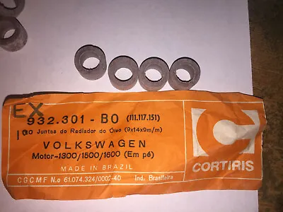 Oil Cooler Seals 8/8mm Fits VW Beetle Karmann Ghia Transporter 111.117.151 • $9.50