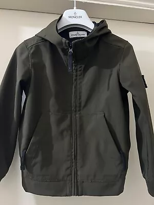 £26 • Buy Stone Island Boys Junior Green Shell Jacket/Coat. Age 6”Mens/Jumper/T Shirt