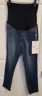 1822 Jeans Womens Blue Flex Denim Pants Super Slim Skinny Maternity - Size 26 • $19.95