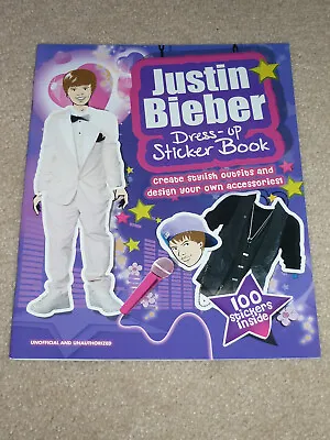 $20 • Buy Justin Bieber Dress Up Sticker Book