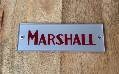 Marshall JTM 1964/65 Block Logo 6  - Maroon/Silver • £30