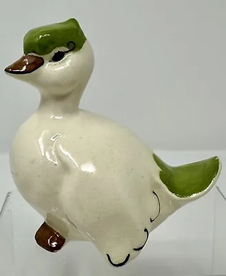 Vintage Signed Kay Finch California Duck Duckling Figurine Ceramic Art Pottery • $14.99