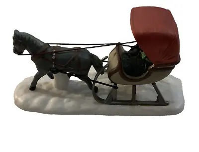 Department 56 One Horse Open Sleigh 59820 Christmas Heritage Village Handpainted • $10
