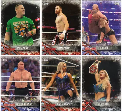 2017 Topps WWE Road To Wrestlemania Wrestling - Base Cards - Pick From #'s 1-100 • $0.99