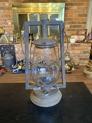 Antique Dietz New York Victor Lantern With Ham’s Cold Blast Globe • $125