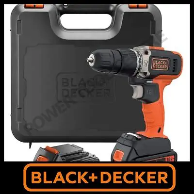 Black & Decker BCD003C2K 18 Volt Lithium-Ion 2 Speed Hammer Drill With 2 X 1.5Ah • £73.99