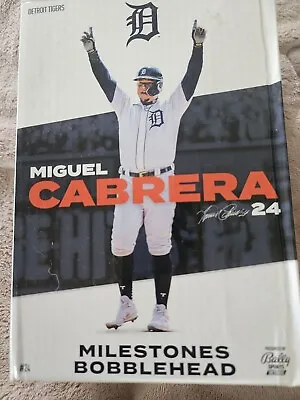 Miggy Bobblehead - 2023 Miguel Cabrera Milestones Detroit Tigers 6/10/23 NEW • $90