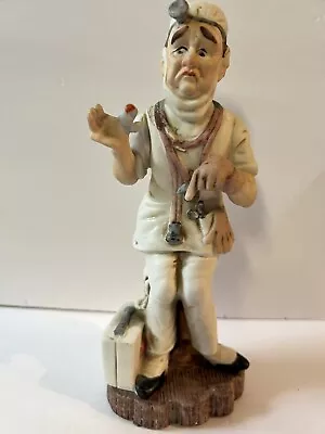 Vintage Lefton Doctor Surgeon Figurine White Knick Knack Porcelain Office • $29.32