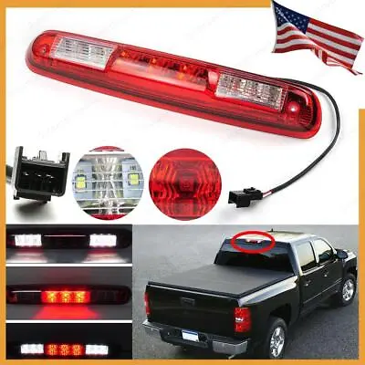 For 2007-13 Chevy Silverado GMC Sierra Red LED 3RD Third Brake Light Cargo Lamp • $22.55