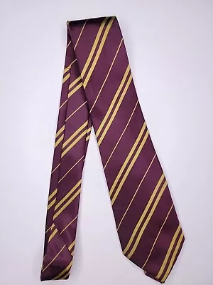 Harry Potter Mens Formal Necktie 55 Lx3.5 W Burgundy/Gold Neck Tie • $13.60