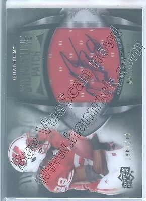 Montee Ball Rc Rookie Draft Auto Jersey Patch Wisconsin Badgers College #/265 • $12.99