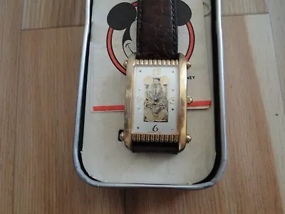 $39.99 • Buy Vintage 1990s Fossil Watch Mickey Mouse Curvex Style Bezel
